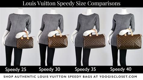 lv speedy sizes